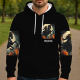 Hello Darkness - Personalized Skull All Over Shirt