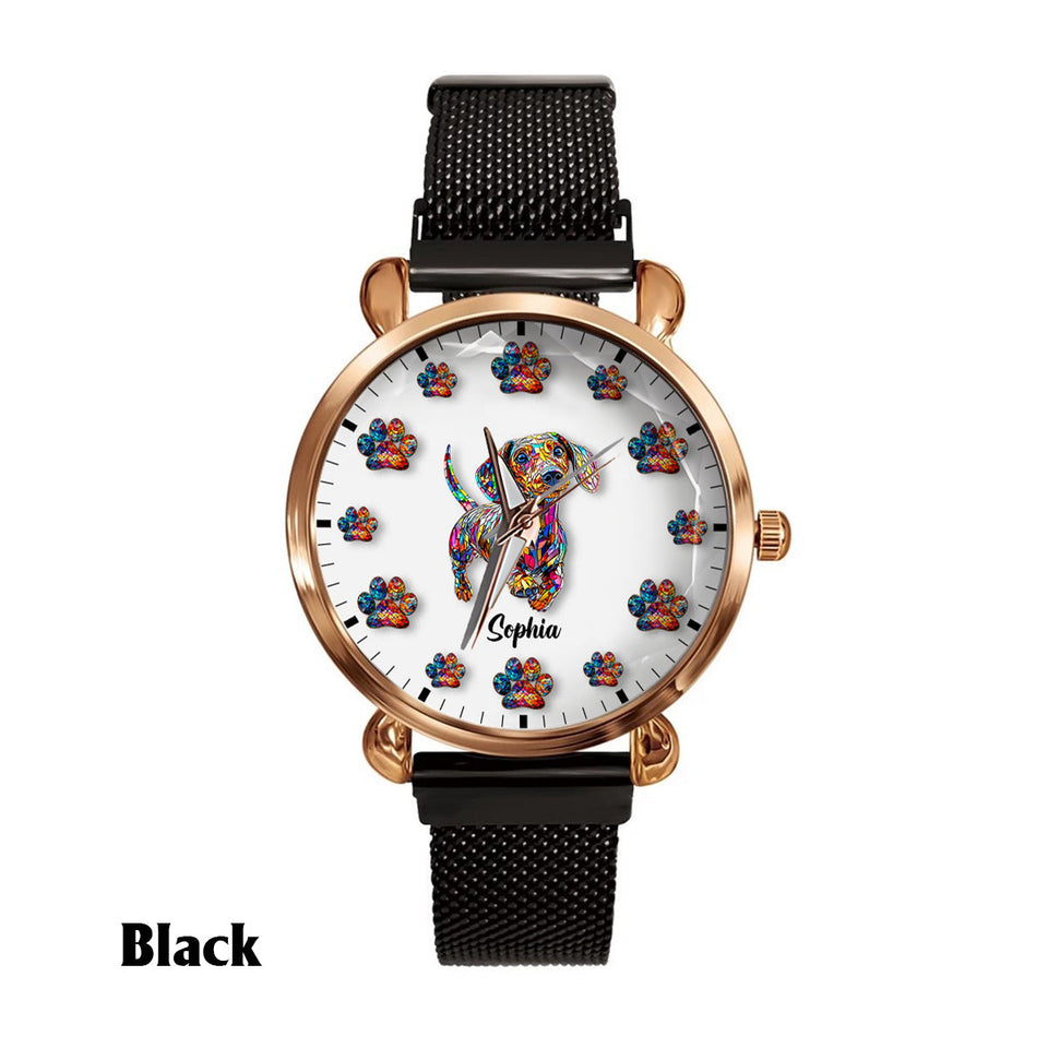 I Love My Dog - Personalized Dog Women Hand Watch