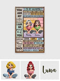 To My Daughter - Personalized Daughter Canvas And Poster