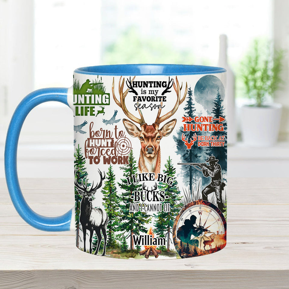 Love Hunting - Personalized Hunting Accent Mug