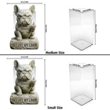 Get Off My Lawn, Custom From Any Photo - Personalized Dog Acrylic Pot