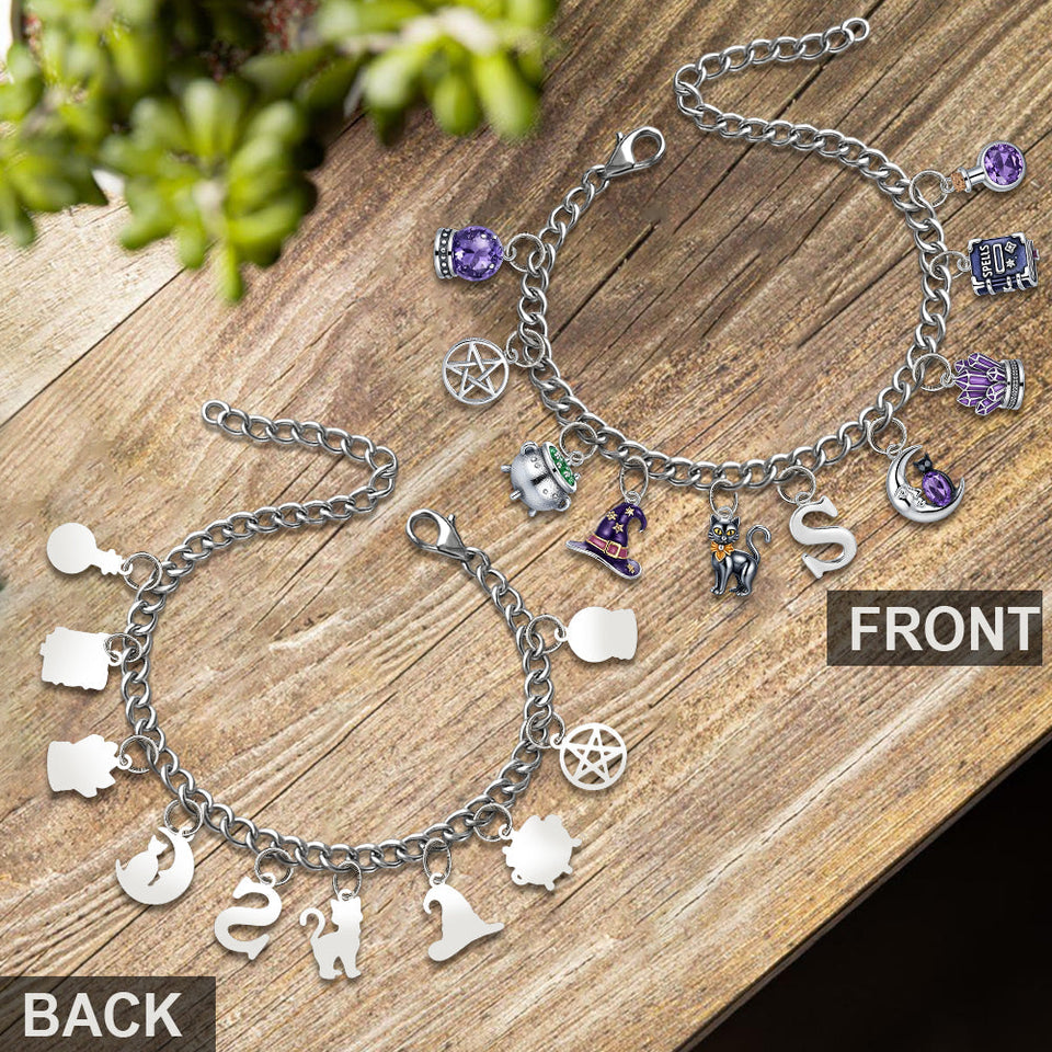 Wicked Witch - Personalized Witch Bracelet With Charms