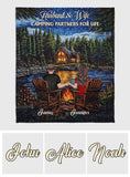 Happy Campers - Personalized Camping Blanket