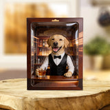 Bartender Pet - Personalized Dog Custom Shaped Acrylic Plaque