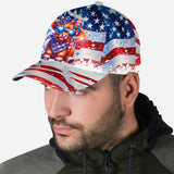 July 4th Highland Cow - Personalized Highland Cow Classic Cap