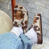 Love Cow - Personalized Highland Cow Clogs With Arch Support