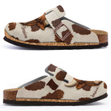 Love Cow - Personalized Highland Cow Clogs With Arch Support