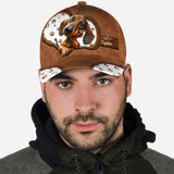 Cute Dachshund - Personalized Dog Classic Cap
