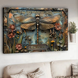 Your Wings Were Ready But Our Hearts Were Not - Personalized Memorial Canvas And Poster