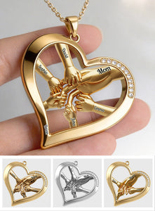 Custom Any Photo, Best Mom, Grandma Ever - Personalized Mother Shaped Metal Pendant Necklace