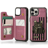 Proud Police - Personalized Police Officer Wallet Phone Case