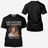 Like Mother Like Daughter - Personalized Mother All Over Shirt