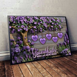 Grandkids Make Life More Grand - Personalized Grandma Canvas And Poster