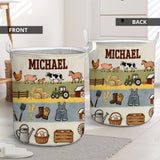 Farmer Life - Personalized Farmer Storage Basket