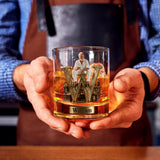 Alphabet Initial For Whiskey, Bourbon... Lovers - Personalized Whisky Whiskey Glass