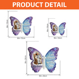 Butterfly Memorial - Personalized Memorial Custom Shaped Acrylic Plaque