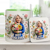 Custom Any Photo - Personalized Mother Accent Mug & Coaster