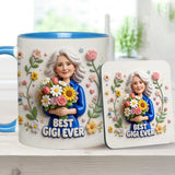 Custom Any Photo - Personalized Mother Accent Mug & Coaster