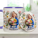 Custom Any Photo - Personalized Mother Accent Mug & Coaster