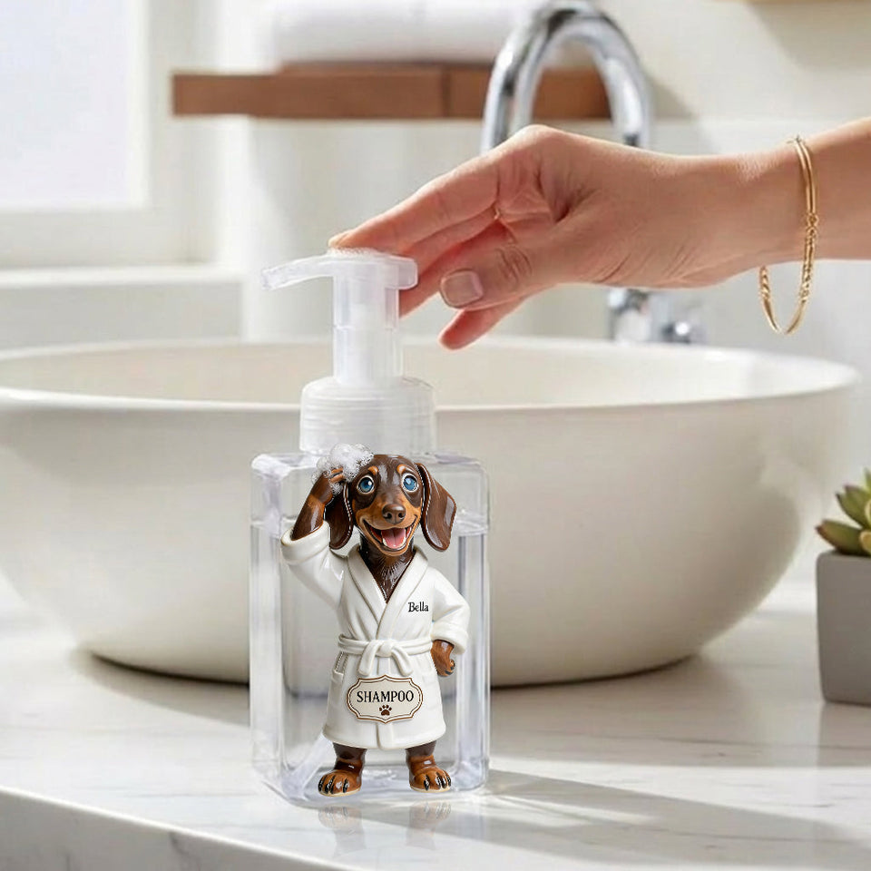 Any Photo Funny Pets - Personalized Dog Pump Dispenser