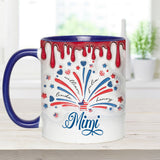 Blessed Grandma - Personalized Grandma Accent Mug
