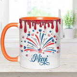 Blessed Grandma - Personalized Grandma Accent Mug
