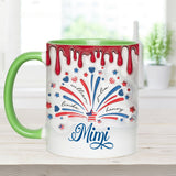 Blessed Grandma - Personalized Grandma Accent Mug