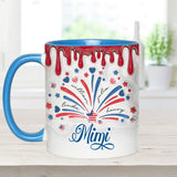 Blessed Grandma - Personalized Grandma Accent Mug