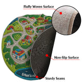 Kids City Road - Personalized Kid Non-Slip Tufted Rug