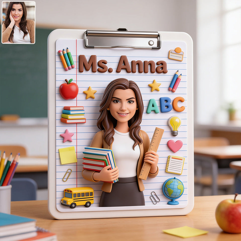 Any Photo - Personalized Teacher Clipboard