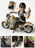 Funny Gift For Biker - Personalized Biker Custom Shaped Acrylic Plaque
