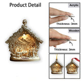 Nativity Scene Jesus - Personalized Christian Ornament