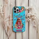 Assuming I'm Just An Old Lady Was Your First Mistake - Personalized Hippie Full Print Phone Case