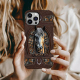 Love Horse - Personalized Horse Full Print Phone Case