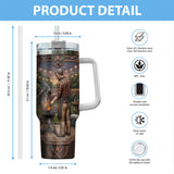 The Grillfather - Personalized Father Tumbler With Handle