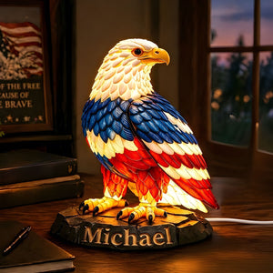 USA 250th Anniversary - Personalized Patriot Acrylic LED Night Light