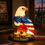 USA 250th Anniversary - Personalized Patriot Acrylic LED Night Light