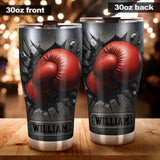 Born To Fight - Personalized Boxing Tumbler