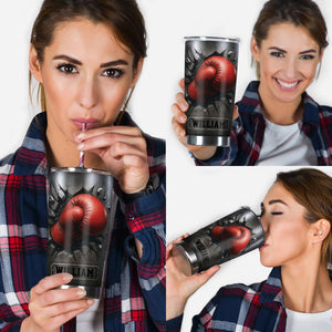 Born To Fight - Personalized Boxing Tumbler