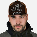 Dad The Man The Myth The Legend First Bump - Personalized Father Classic Cap