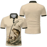 Love Fishing - Personalized Fishing Polo Shirt