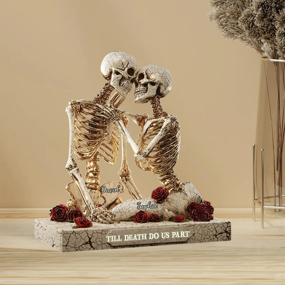 From Our First Kiss To Our Last Breath - Personalized Couple Custom Shaped Acrylic Plaque
