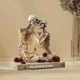 From Our First Kiss To Our Last Breath - Personalized Couple Custom Shaped Acrylic Plaque