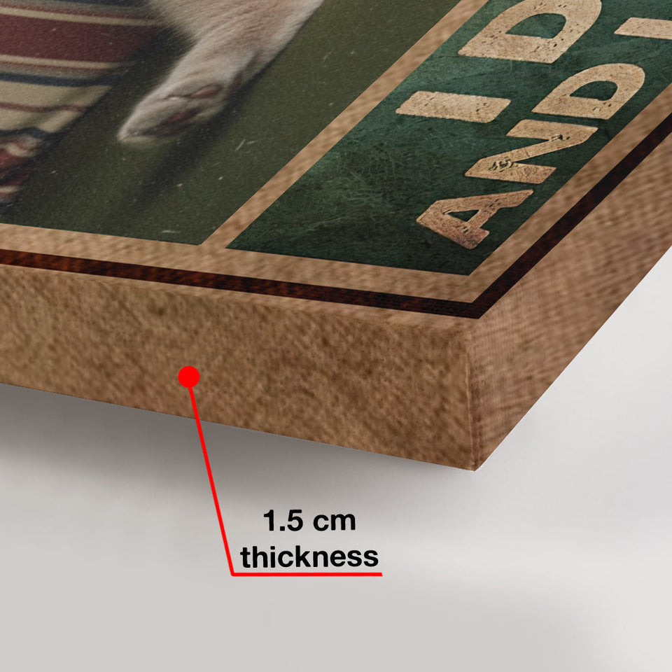 That's What I Do Customize With Your Photo Vintage Retro - Personalized Cat Canvas And Poster