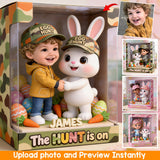 Custom Any Photo The Hunt Is On - Personalized Kid Custom Shaped Acrylic Plaque