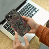Beautiful Witch And Roses - Personalized Witch Full Print Phone Case