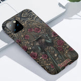 Beautiful Witch And Roses - Personalized Witch Full Print Phone Case
