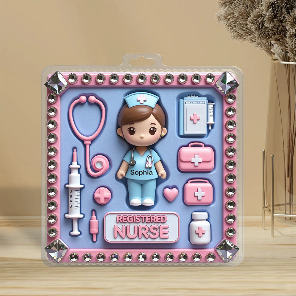 Nurse Life - Personalized Nurse Custom Shaped Acrylic Plaque