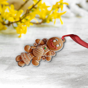 Funny Couple Gingerbread - Personalized Couple Ornament