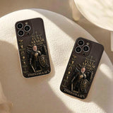 Put On The Full Amor Of God, Gift for Christians - Personalized Christian 3D Embossed Leather Phone Case